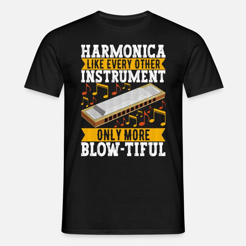 Harmonica Harmonica - T-shirt Homme - noir
