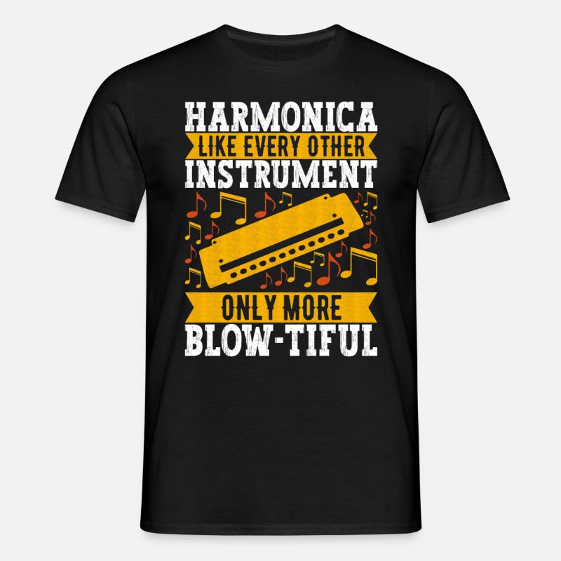 Harmonica Harmonica - Men's T-Shirt - black