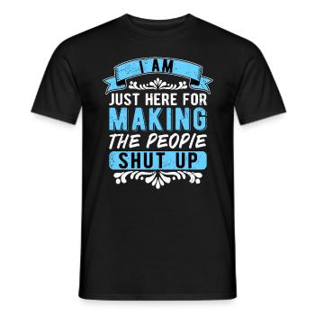 Anesthésiste Anesthésiste Anesthésiologie - T-shirt homme - noir - Devant - AI Model Male 178 light (178cm)