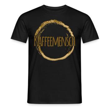 Kaffee Witz Kaffetrinker Kaffeeliebhaber - Männer T-Shirt - Schwarz - Vorne - AI Model Male 178 light (178cm)