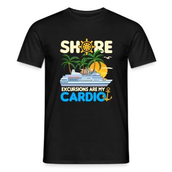 Kreuzfahrt Schiff | Kreuzfahrtreise Meer Geschenke - Männer T-Shirt - Schwarz - Vorne - AI Model Male 178 light (178cm)