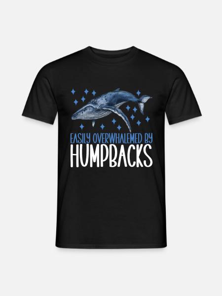 Whale Watchers - Men's T-Shirt - black