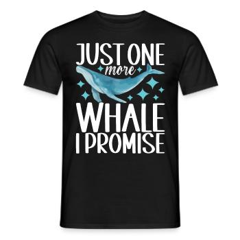 Whale Watchers - Men's T-Shirt - black - Front - AI Model Male 178 light (178cm)