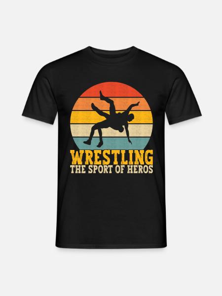 Wrestling Wrestling Wrestlers - Men's T-Shirt - black