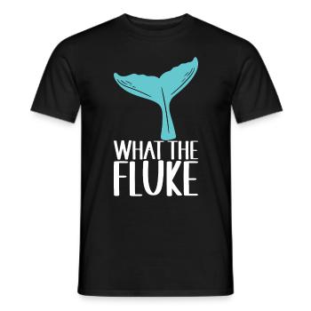 Whale Watchers - Men's T-Shirt - black - Front - AI Model Male 178 light (178cm)