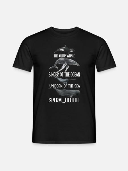 Observateurs de baleines - T-shirt homme - noir