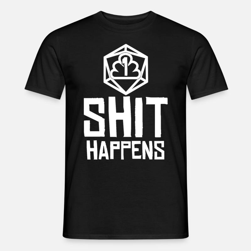 RPG Tabletop Rollenspiel Board Game - Männer T-Shirt - Schwarz