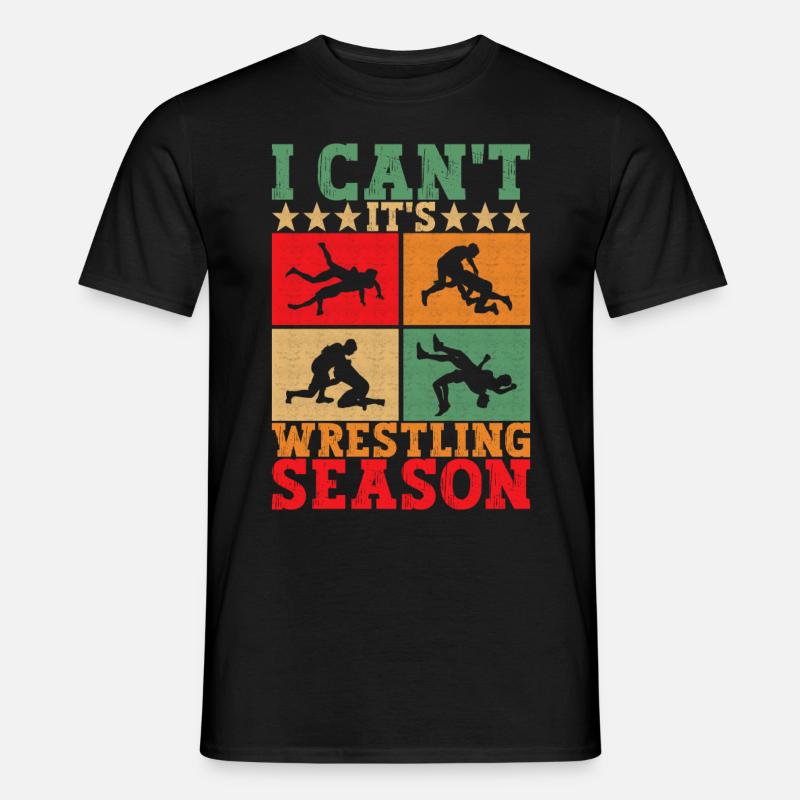Wrestling Ringen Ringer - Männer T-Shirt - Schwarz