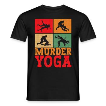 Lutte Lutteurs Lutteurs - T-shirt homme - noir - Devant - AI Model Male 178 light (178cm)