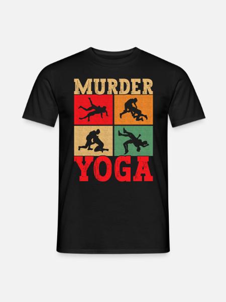Wrestling Ringen Ringer - Männer T-Shirt - Schwarz