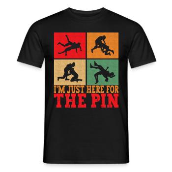 Lutte Lutteurs Lutteurs - T-shirt homme - noir - Devant - AI Model Male 178 light (178cm)