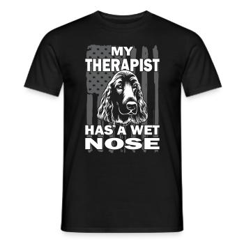 Cocker Spaniel - Dog Lovers - Dog Owners - Men's T-Shirt - black - Front - AI Model Male 178 light (178cm)