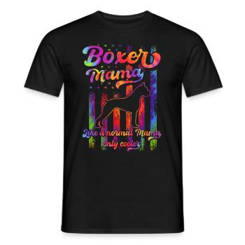 Boxer - Dog Lovers - Dog Owners - Men's T-Shirt - black - Front - AI Model Male 178 light (178cm)