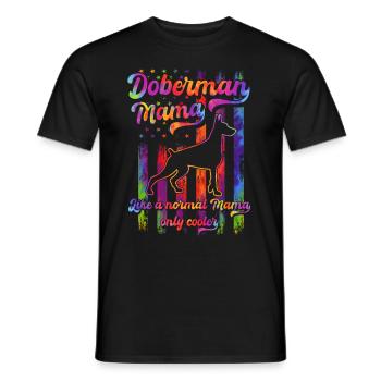 Doberman - Amoureux des chiens - Propriétaires de chiens - T-shirt homme - noir - Devant - AI Model Male 178 light (178cm)