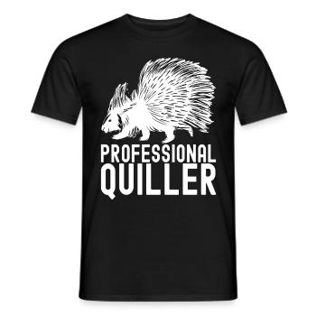 Porc-épic mignon - T-shirt homme - noir - Devant - AI Model Male 178 light (178cm)