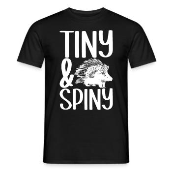 Porc-épic mignon - T-shirt homme - noir - Devant - AI Model Male 178 light (178cm)
