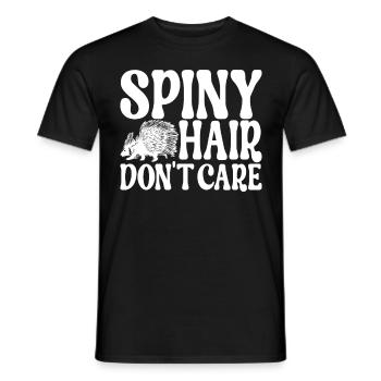 Porc-épic mignon - T-shirt homme - noir - Devant - AI Model Male 178 light (178cm)