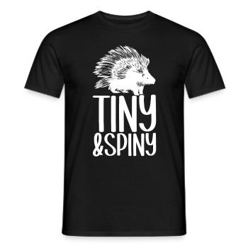 Porc-épic mignon - T-shirt homme - noir - Devant - AI Model Male 178 light (178cm)