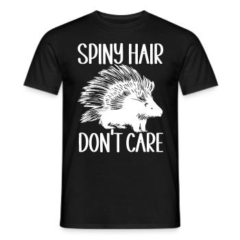 Porc-épic mignon - T-shirt homme - noir - Devant - AI Model Male 178 light (178cm)