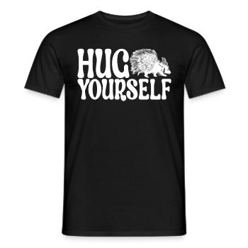 Porc-épic mignon - T-shirt homme - noir - Devant - AI Model Male 178 light (178cm)