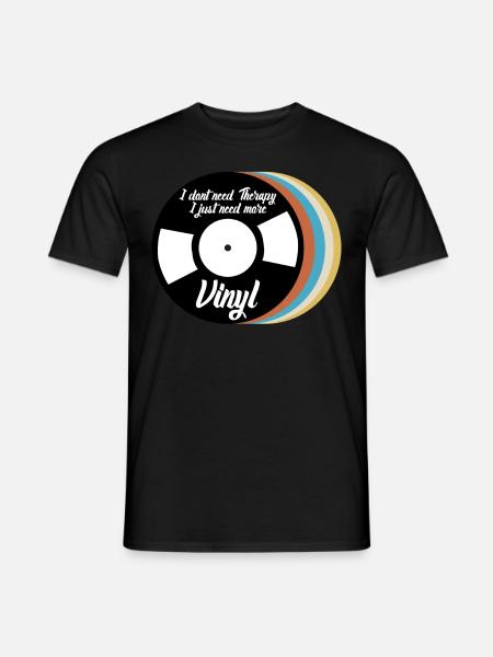Record Records - Men's T-Shirt - black