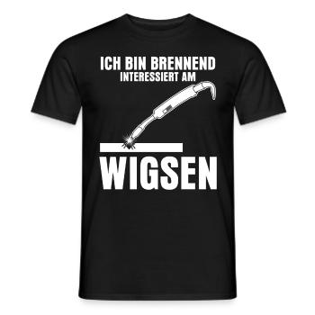 WIG Schweißen Schweißer Wigsen - Männer T-Shirt - Schwarz - Vorne - AI Model Male 178 light (178cm)