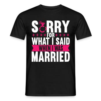 Divorce Divorcé - T-shirt homme - noir - Devant - AI Model Male 178 light (178cm)