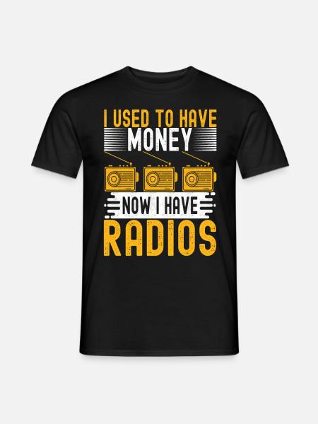 Ham Radio Ham Funker - Männer T-Shirt - Schwarz