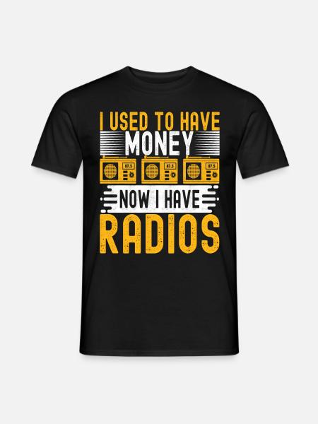 Ham Radio Ham Funker - Männer T-Shirt - Schwarz