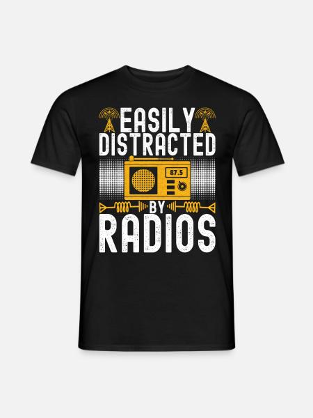 Ham Radio Ham Funker - Männer T-Shirt - Schwarz