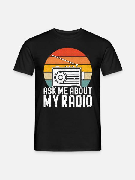 Ham Radio Ham Funker - Männer T-Shirt - Schwarz