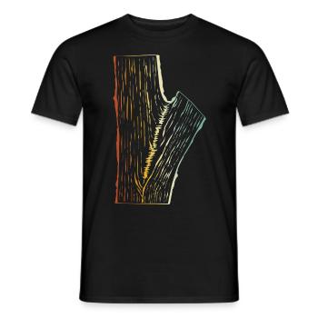 Lumberjacks Woodcutters Woodworkers Carpenters - Men's T-Shirt - black - Front - AI Model Male 178 light (178cm)