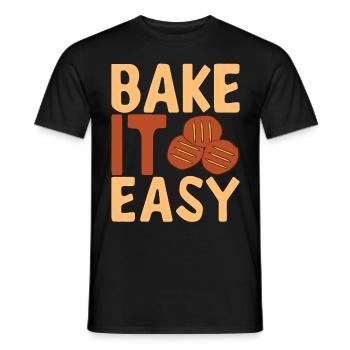 Bäcker Bäckerei Backen - Männer T-Shirt - Schwarz - Vorne - AI Model Male 178 light (178cm)