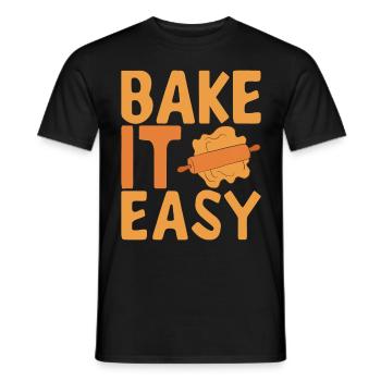 Bäcker Bäckerei Backen - Männer T-Shirt - Schwarz - Vorne - AI Model Male 178 light (178cm)