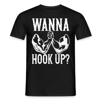Bras de fer Bras de fer - T-shirt homme - noir - Devant - AI Model Male 178 light (178cm)