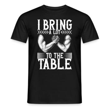 Bras de fer Bras de fer - T-shirt homme - noir - Devant - AI Model Male 178 light (178cm)