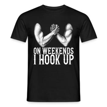 Bras de fer Bras de fer - T-shirt homme - noir - Devant - AI Model Male 178 light (178cm)