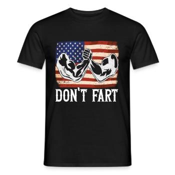 Armdrücken Armwrestling - Männer T-Shirt - Schwarz - Vorne - AI Model Male 178 light (178cm)