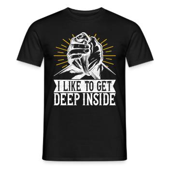 Armdrücken Armwrestling - Männer T-Shirt - Schwarz - Vorne - AI Model Male 178 light (178cm)
