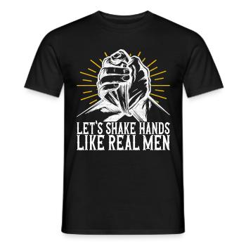 Armdrücken Armwrestling - Männer T-Shirt - Schwarz - Vorne - AI Model Male 178 light (178cm)