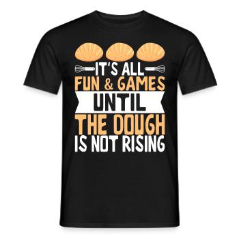 Bäcker Bäckerei Backen - Männer T-Shirt - Schwarz - Vorne - AI Model Male 178 light (178cm)