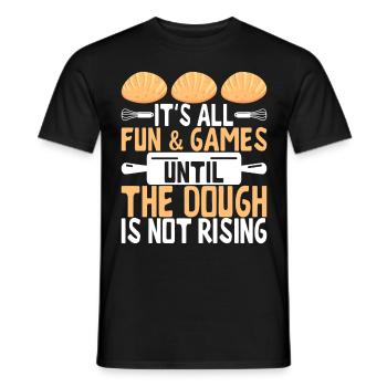 Bäcker Bäckerei Backen - Männer T-Shirt - Schwarz - Vorne - AI Model Male 178 light (178cm)