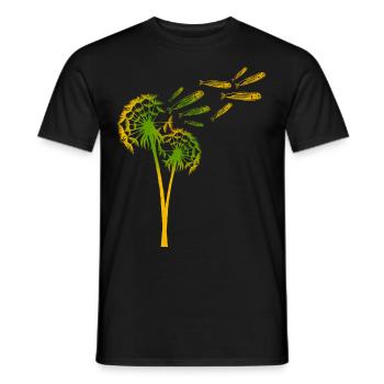 Sardine hareng Dandelions Sardines - T-shirt homme - noir - Devant - AI Model Male 178 light (178cm)
