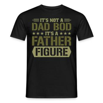 Papa 2023 - T-shirt homme - noir - Devant - AI Model Male 178 light (178cm)