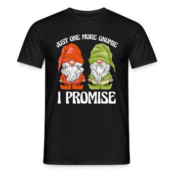 Gartenzwerge Gartenzwerge One More Gnome - Männer T-Shirt - Schwarz - Vorne - AI Model Male 178 light (178cm)