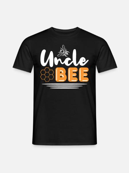 Uncle Bee - Männer T-Shirt - Schwarz