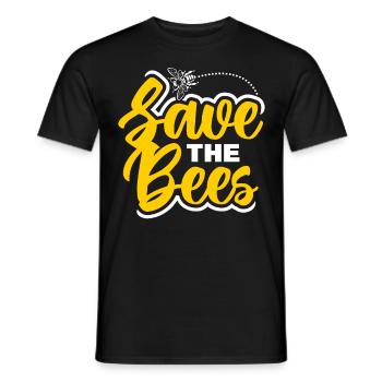 Beekeeper love Honey - Men's T-Shirt - black - Front - AI Model Male 178 light (178cm)