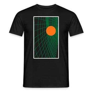 Table tennis Table tennis ball - Men's T-Shirt - black - Front - AI Model Male 178 light (178cm)