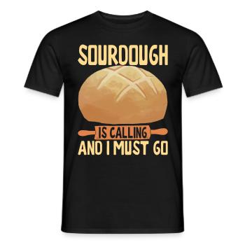 Bäcker Bäckerei Backen - Männer T-Shirt - Schwarz - Vorne - AI Model Male 178 light (178cm)
