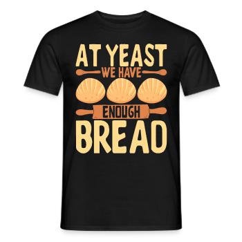 Bäcker Bäckerei Backen - Männer T-Shirt - Schwarz - Vorne - AI Model Male 178 light (178cm)